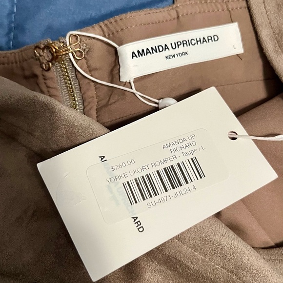 NWT Amanda Uprichard Yorke Skort Romper - Picture 6 of 6